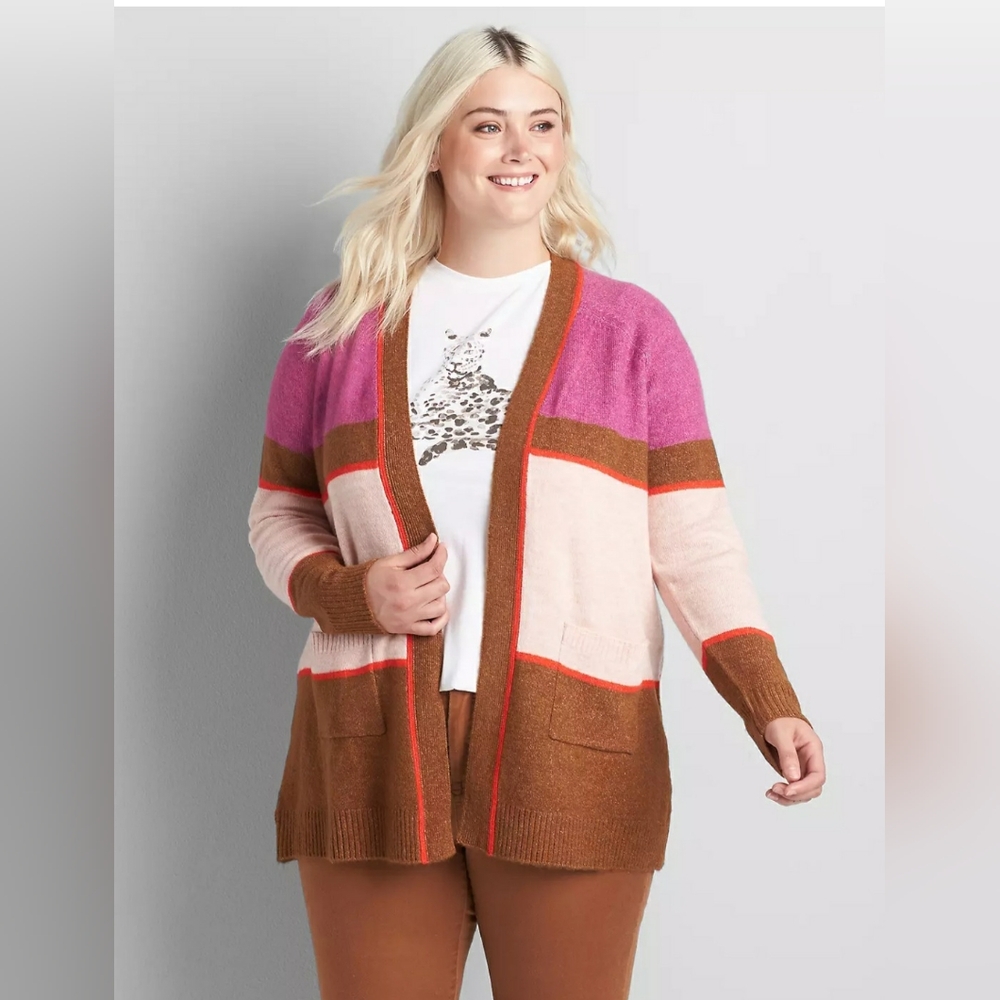 Lane Bryant Open Front Cardigan Size 18/20 NWT